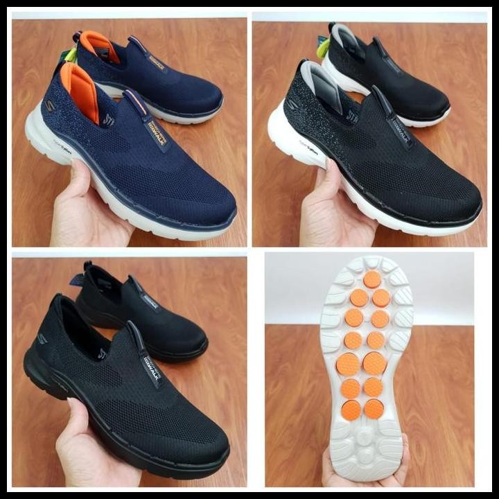 Terlaris Skechers Go Walk 6 Men'S Walking Shoes Good Quality