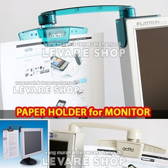 

Paper Holder Clip Klip Gantung Kertas File Dokumen di Monitor Komputer MM