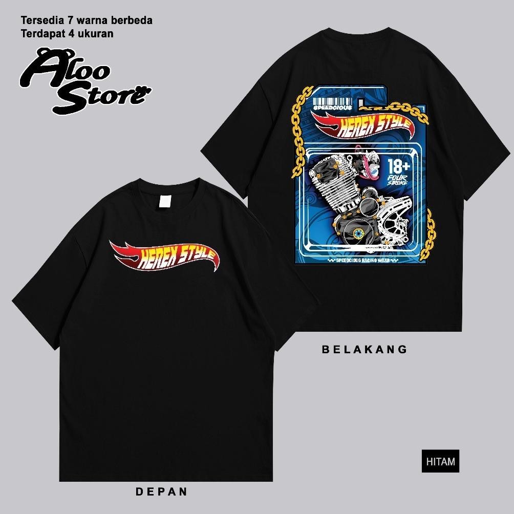 Promo Kaos Racing Mesin Herex Engine Hotwheels Original Speedcious Baju Distro Mesin Herex Cb Tiger 