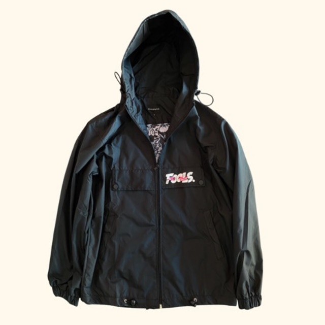 FOOLS JAKET PARASUT OLDY HITAM