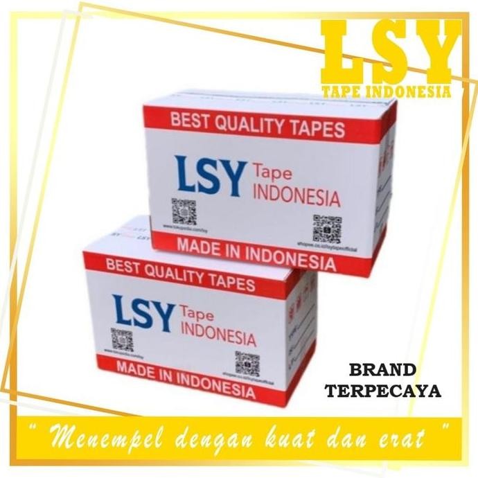 

Lsy 1Dus An 48Roll Lakban Cokelat 45Mm X 100Yard 42Mic Ekonomis Co