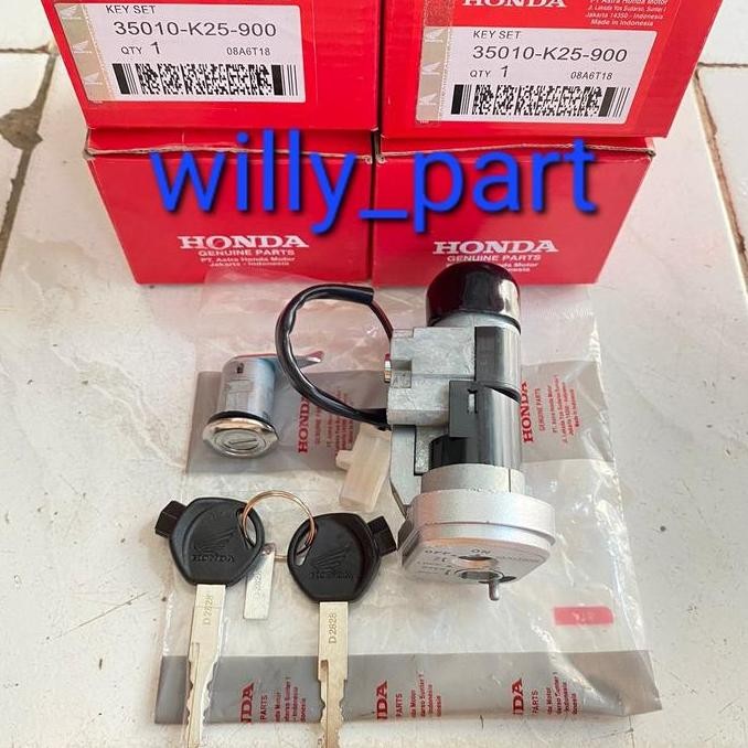 kunci kontak set + kunci jok Beat fi, beat new 2014-2016 K25 beat fi