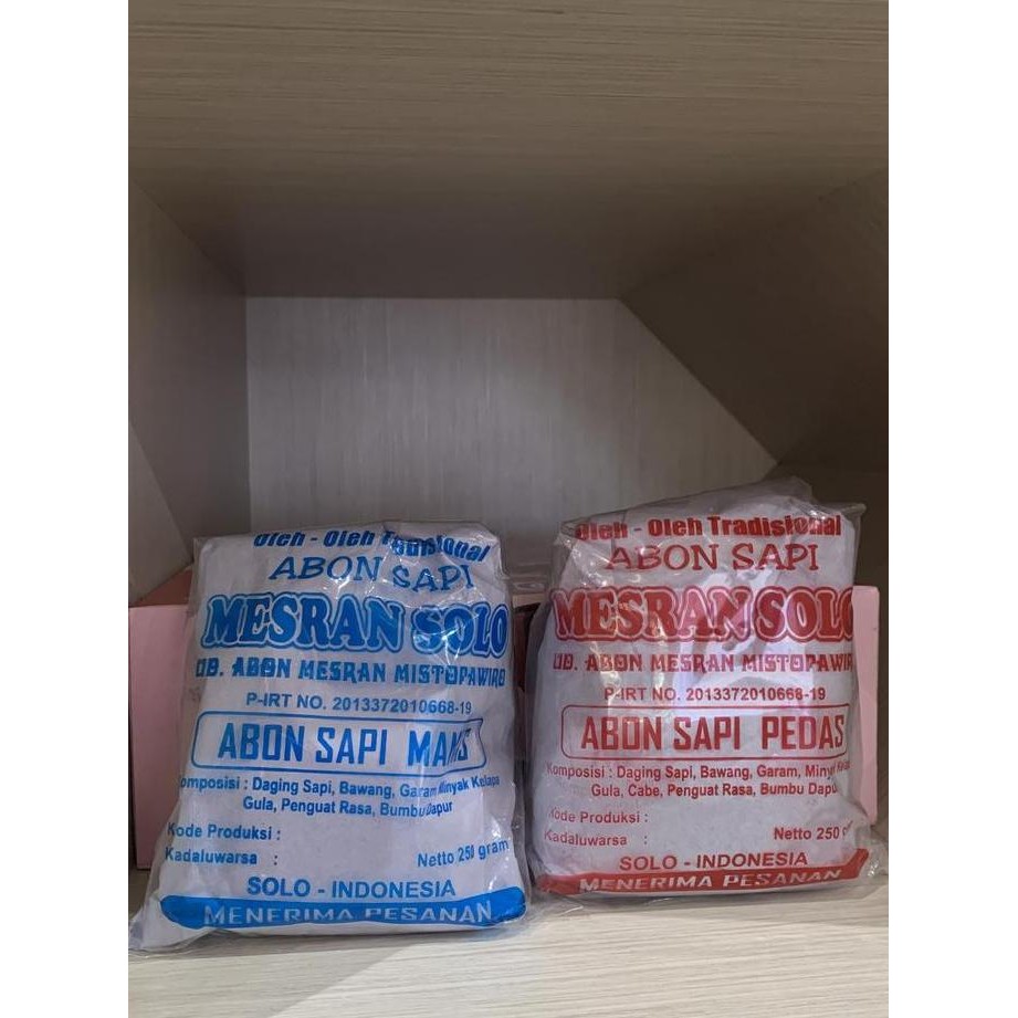 

Abon Sapi Mesran Solo HS