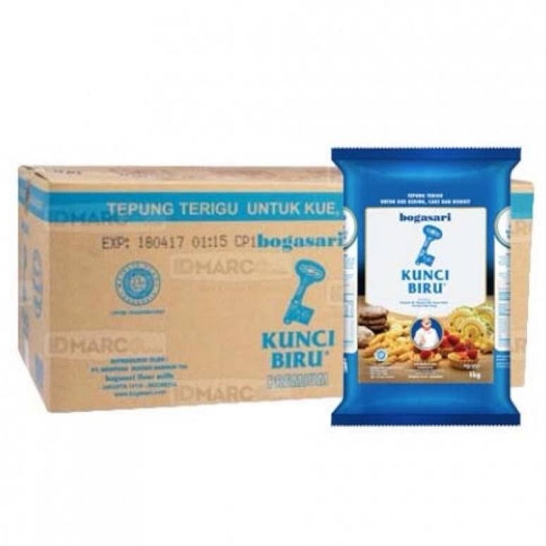 

Bogasari Tepung Terigu Kunci Biru (1 kg x 12)