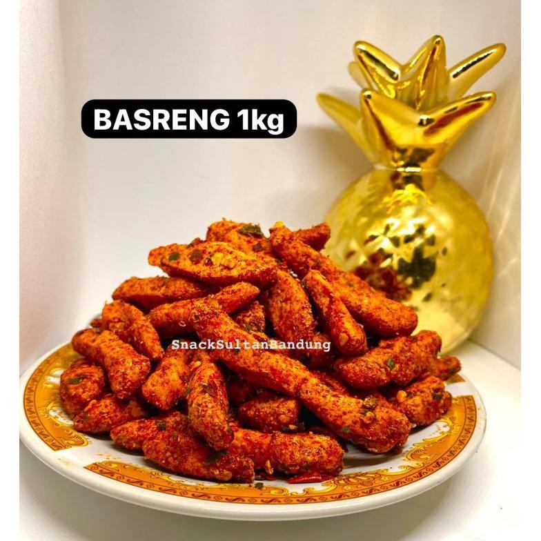 

Basreng Sultan Bandung 1kg Pedas Daun Jeruk Cabe Asli RB10