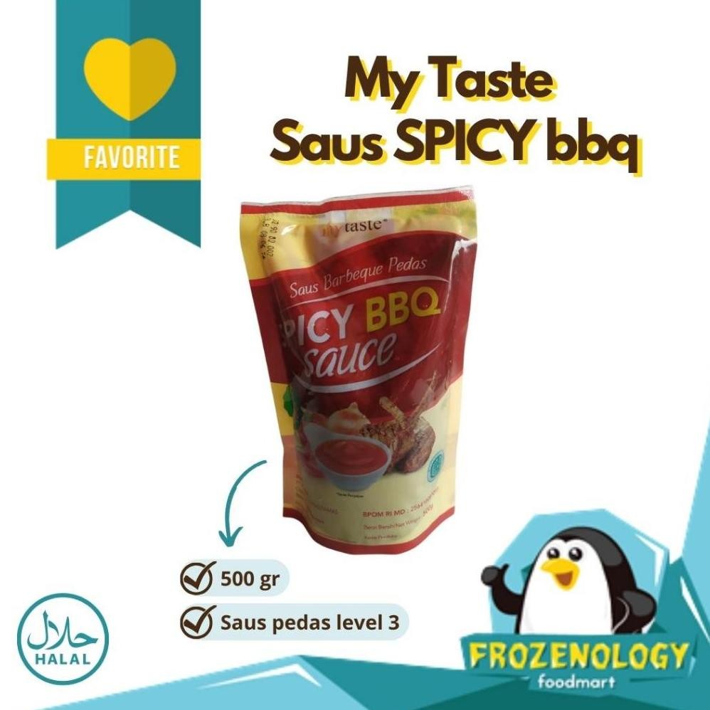 

Saus SPICY Barbeque My Taste BBQ Sauce 500 gr Saos Panggang Grill RB10