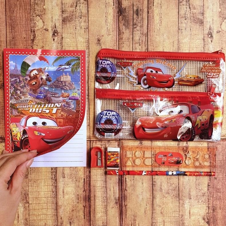 

JoeraganlapakAlat Tulis Set Lucu 6 In 1 Karekter Anak Buku Tepak Pensil Penggaris Rautan Penghapus Souvenir Hadiah Kado Stok Baru