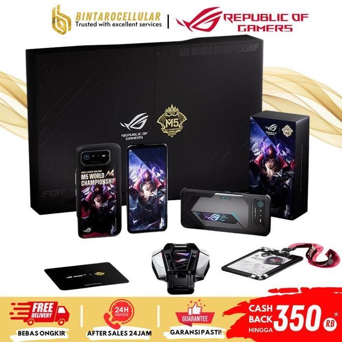 Asus Rog Phone 6 Mlbb Edition Gift Box Cooler 6 Pendingin M5 Champions Original Dan Terpercaya
