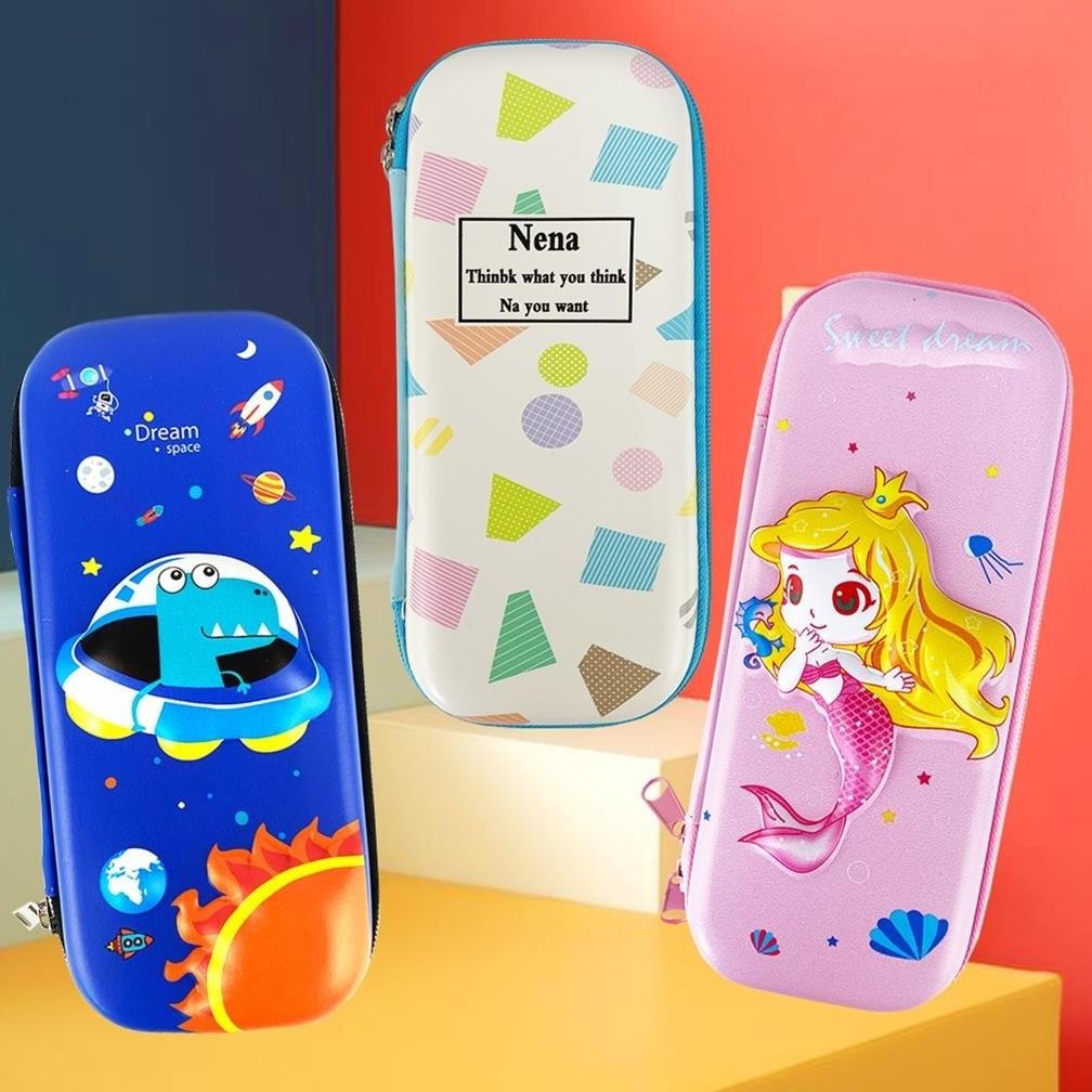 

Tempat Pensil 3D Sekat Banyak Karakter Motif Astronot Roket Princess Dino Lubang Pensil Pen Bulpoint Pena Double Resleting Stok Baru