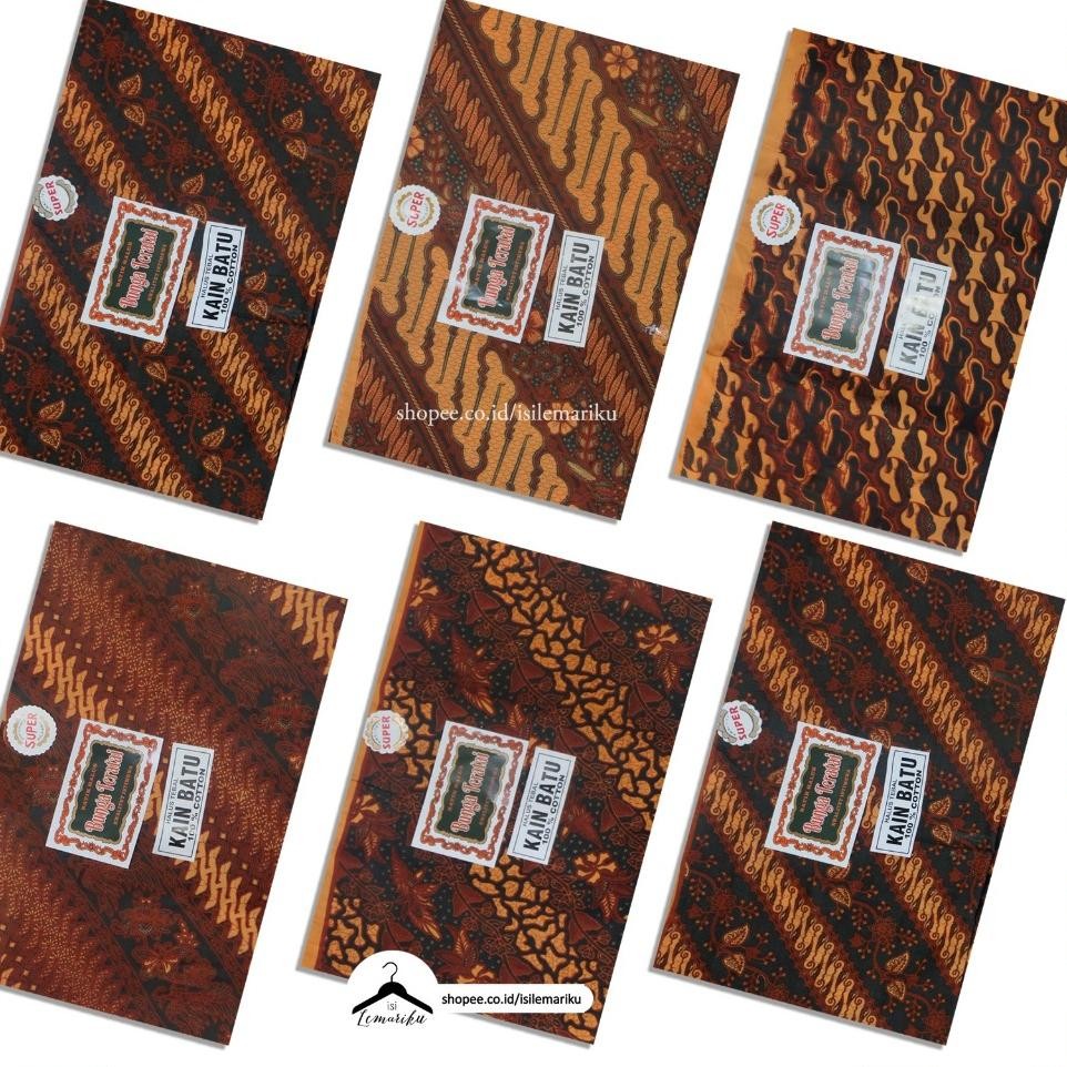 Kain Batik Kain Panjang Bunga Teratai Jarik Bahan Batik Print