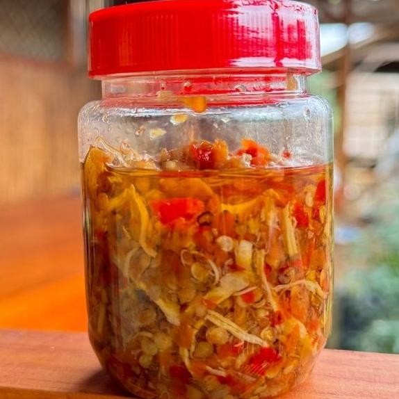 

Sambal Ayam Suwir - Pedo Euy Khas KATUMIRI KIDUL 150g RB10