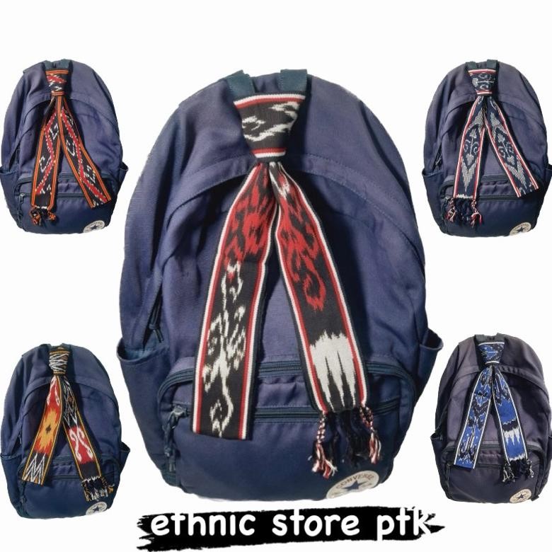 Cod Aksesoris Hiasan Tas Syal Tenun Dayak Kalimantan Barat Ha-147