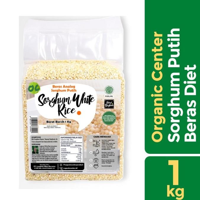 

Organic Center - Sorghum White Rice 1000gr - Beras Diet - Diabetes