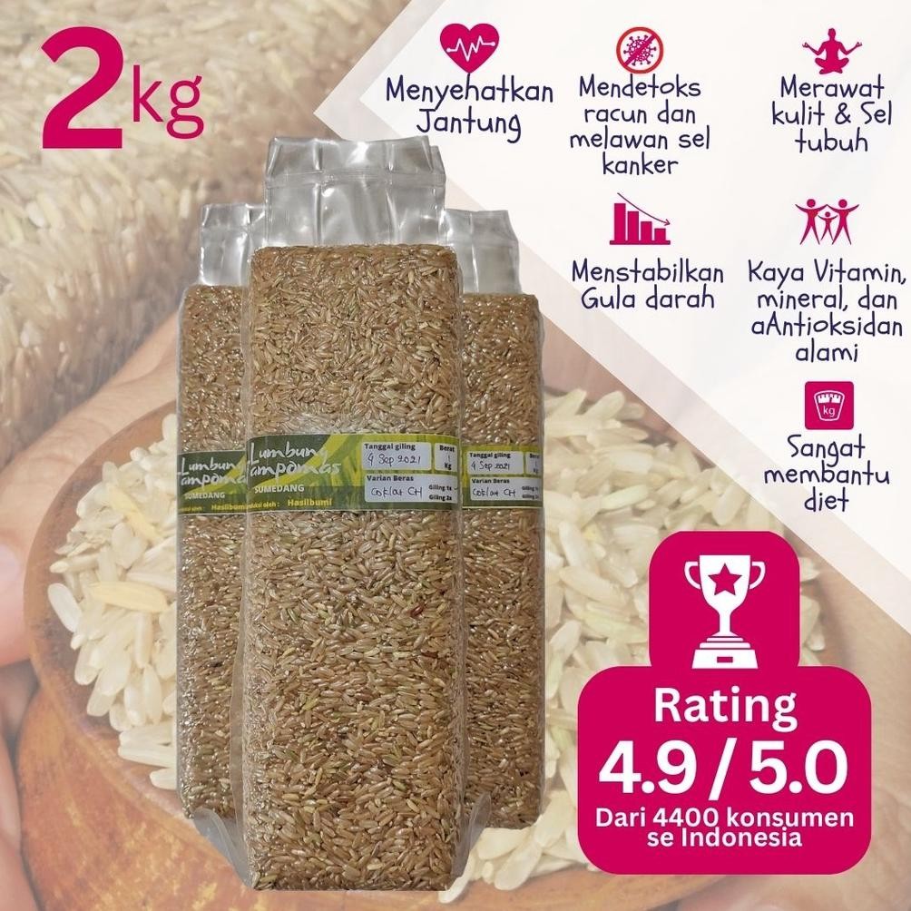 

Beras Coklat Pulen Lumbung Tampomas 2Kg RB10