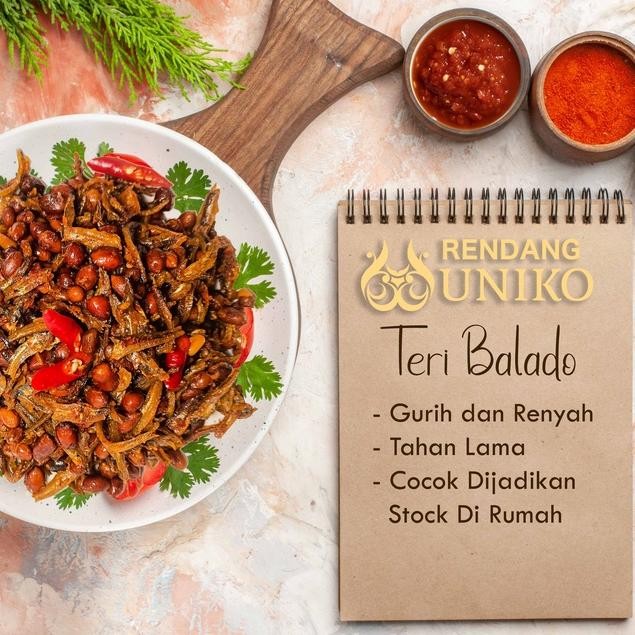 

Teri Kacang Balado Kemasan 100gram RB10