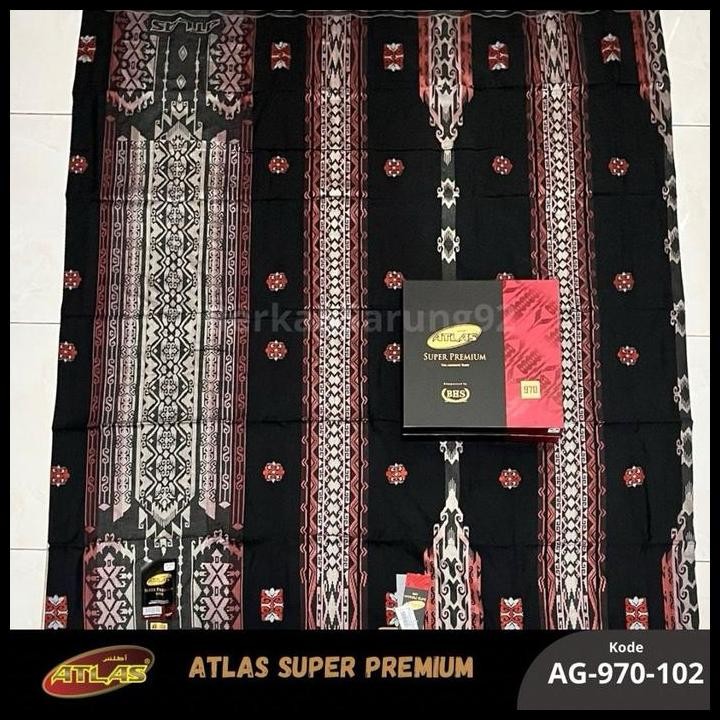 Terbaru Atlas Super Premium 980 975 970 Grade Gold Full Songket Timbul Jaguar 100% Original  Sarung 