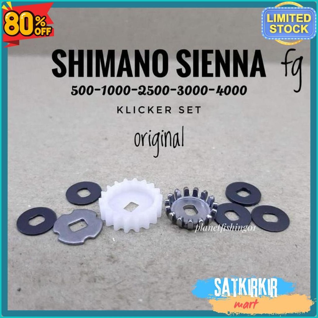 Klicker Shimano Sienna Fg 500 1000 2500 3000 4000 / Kliker Reel Shimano Sienna 500 1000 2500Hg C3000