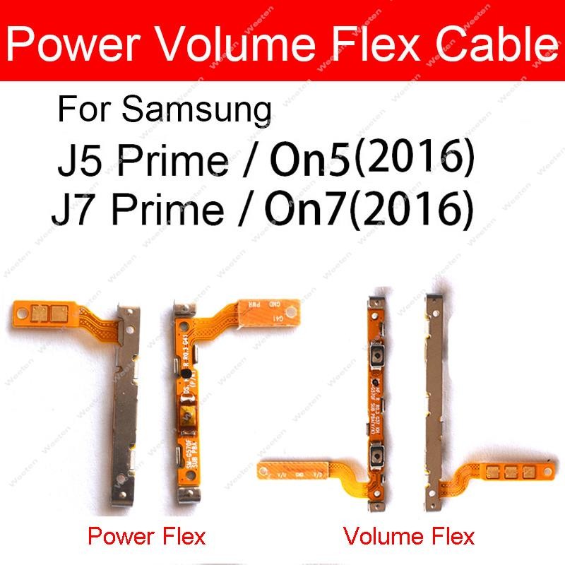 

Kabel fleksibel tombol samping volume daya On/off untuk suku cadang perbaikan samsung galaxy j7 prim