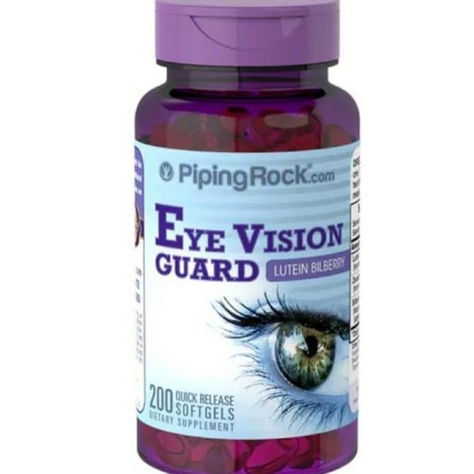 Pipingrock Piping Rock Eye Vision Guard Lutein Bilberry 200 Sg Original Produk