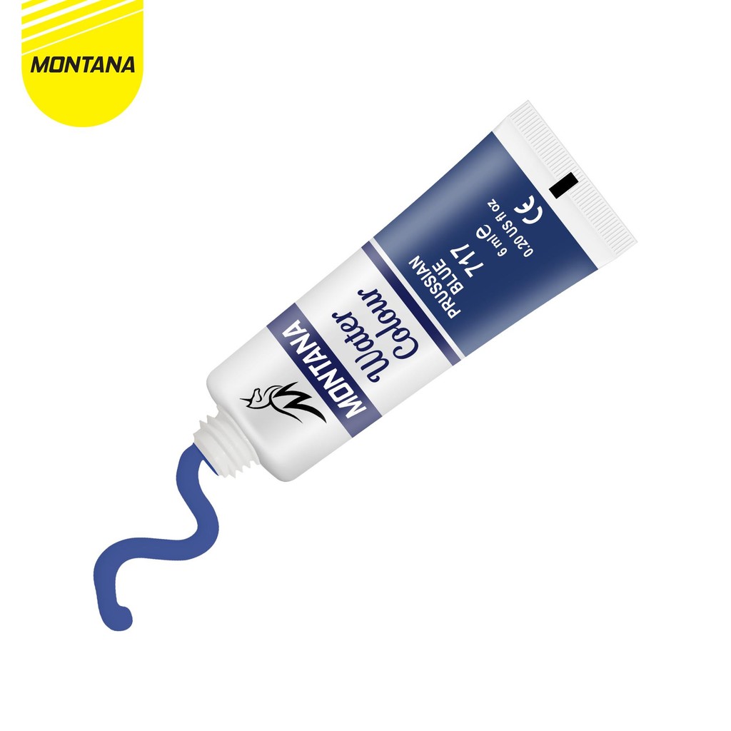 

MONTANA WATER COLOR CAT AIR 12 WARNA X 6ML HIGH GRADE PIGMENTS NONT TOXIC TWC12-PT