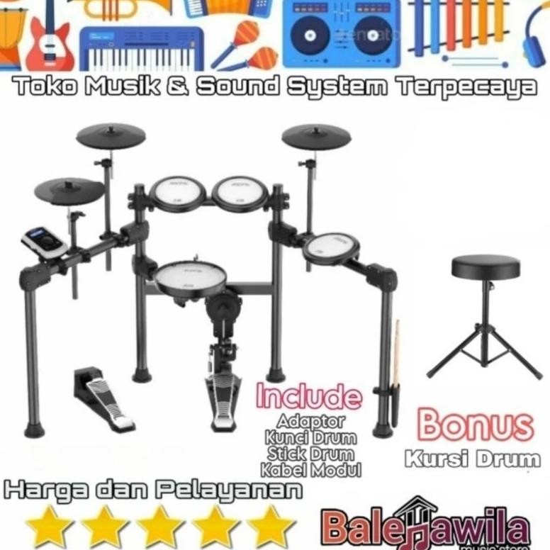 NEW New Electric Drum Elektrik Drum Aroma TDX22 TDX 22 Ori