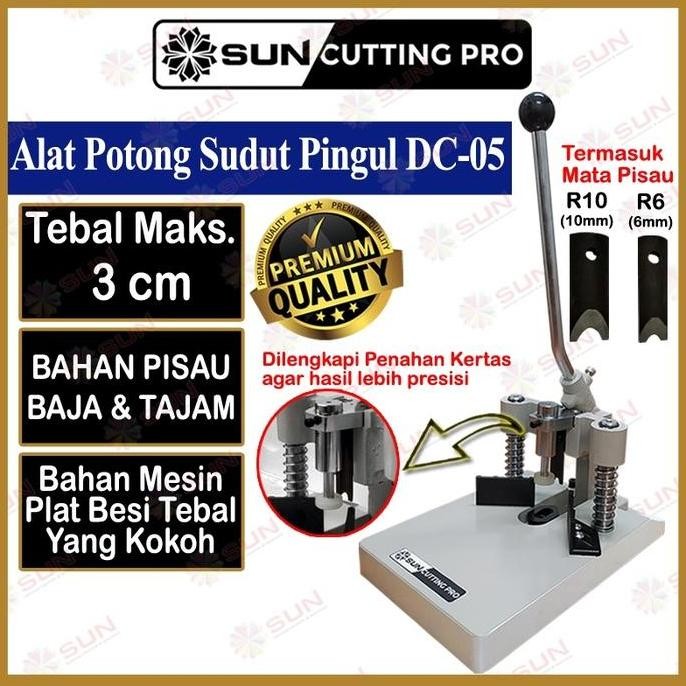 

Alat Pelubang / Potong Pingul Sudut Kertas 1 Rim Round Corner Cutter Co