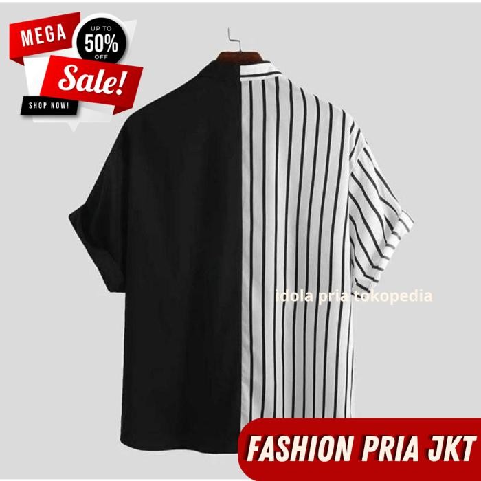 MEN KOREAN STRIPE SHIRT BLACK SERIES.SUMMER SHIRT.SPRING SHIRT / MEN KOREAN STRIPE SHIRT BLACK SERIE