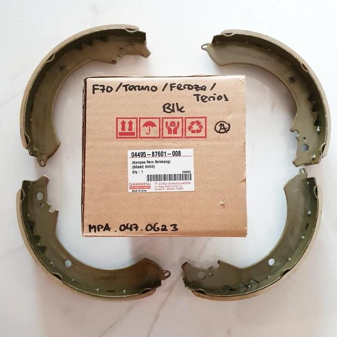 . Kampas Rem Rush & Terios Belakang ORIGINAL DAIHATSU