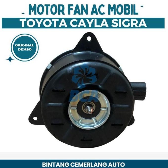 . Motor Fan AC MOBIL DAN Radiator TOYOTA SIGRA DAIHATSU CALYA CAYLA DENSO