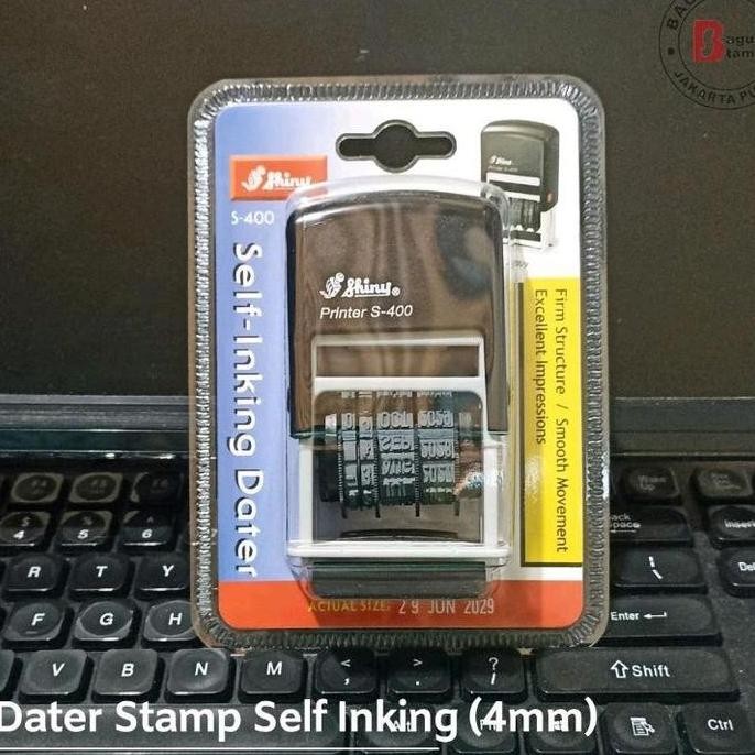 

Shiny S400 Stempel Tanggal / Dater Otomatis 4Mm 4 Mm ( Mini Dater Stamp ) Co