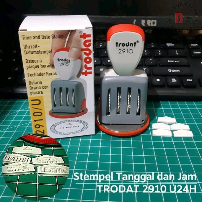 

Stempel Trodat 2910 U24 Stempel Jam Tanggal Date Bisa Custom Co