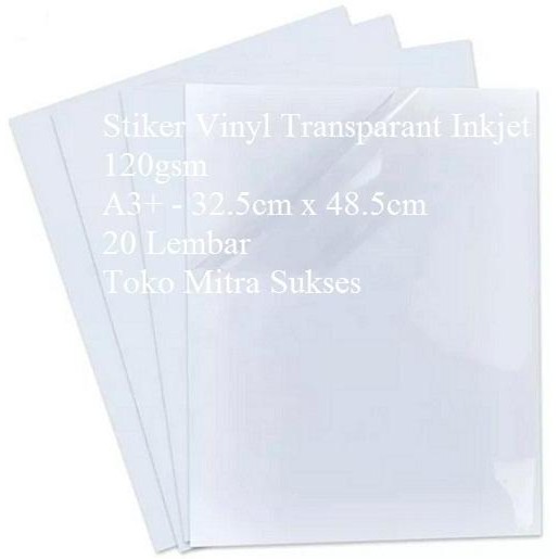 

Stiker Vinyl Traparant Inkjet A3+ - 32.5cm x 48.5cm