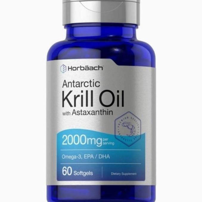 Horbaach Antarctic Krill Oil Astaxanthin 2000Mg 2000 Mg 60 Original Produk