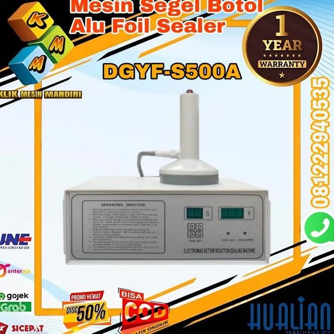 Mesin Segel botol alumunium foil induksi sealer
