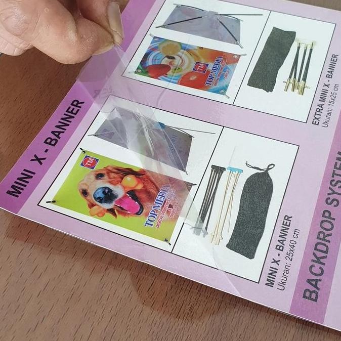 

Laminasi Dingin Double Side Glossy 120 Gsm 24" ( 61 Cm X 33 M ) Co