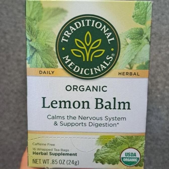

Traditional Medicinals Lemon Balm Isi 16 Original Produk