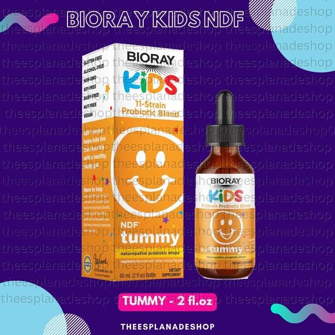 BIORAY KIDS NDF Tummy Sleepy Focus Calm Happy Pooper Immune