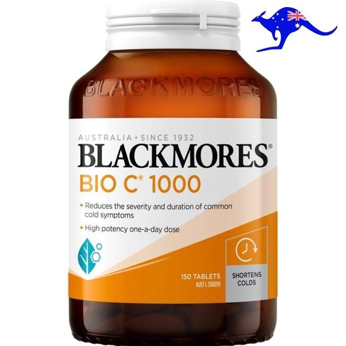 NEW BLACKMORES Bio C 1000 mg Vitamin C 1000mg Tablet Vit C 150 Tablets