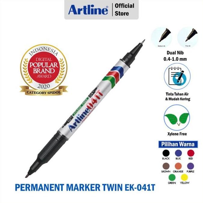 

TERLARIS - SPIDOL ARTLINE PERMANENT TWIN MARKER EK-041T