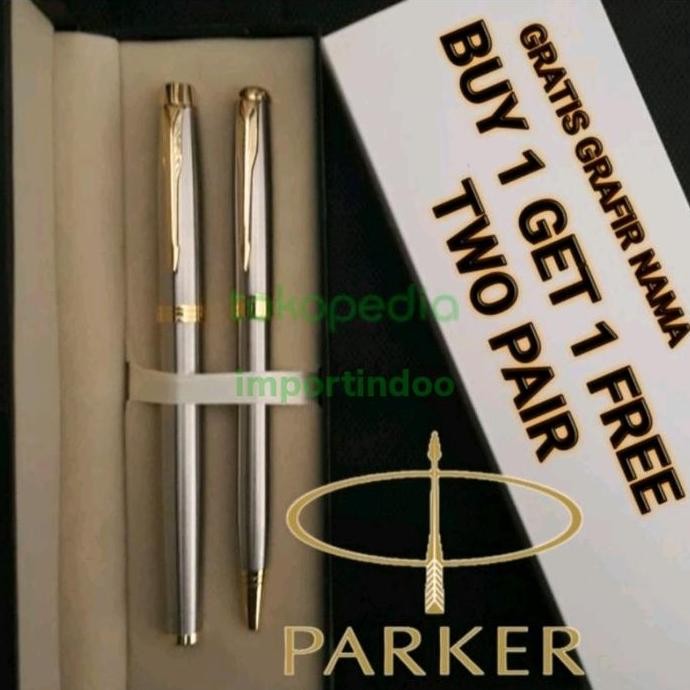

pulpen mewah parker couple ballpoint&rollerball gratis grafir nama