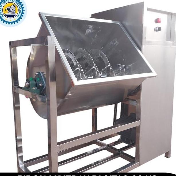 

Mesin Ribon Mixer Pengaduk Tepung Kering 30Kg Full Stainless Food Grade