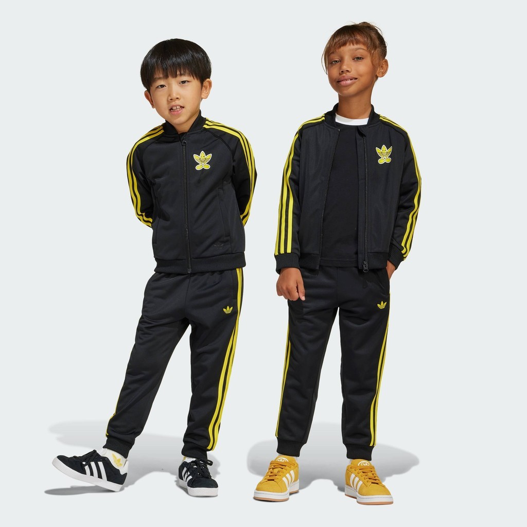 adidas Lifestyle adidas Originals x Smiley World SST Track Suit Kids Unisex Black JD0450