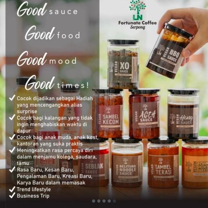 

Premium Vegan Fortune Noodle Sauce / Bumbu Mie Instan Sehat 250 gr FA