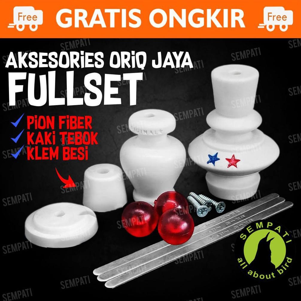 SEMPATI PION SANGKAR BURUNG FIBER ANIS MURAI PUTIH ORIQ JAYA AST