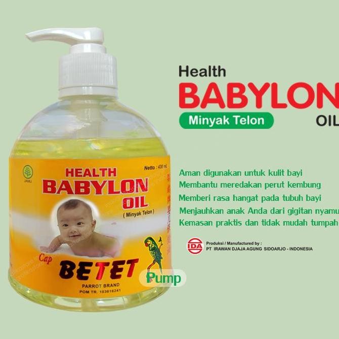 TERLARIS - Minyak telon Babylon cap Betet 430 ml
