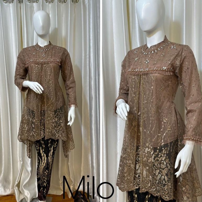 TUNIK AISYAH // BAJU PESTA // TUNIK BROKAT //SERAGAMAN PESTA