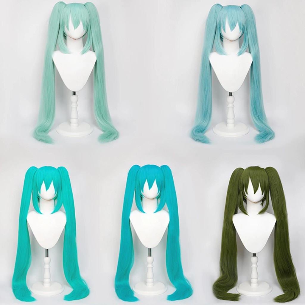Hatsune Miku Senbon Sakura Snow Hatsune Miku Long Cosplay Wig Synthetic Hair Wig Hatsune Miku Multi-