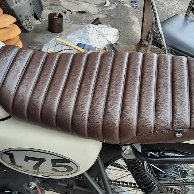 Kulit Jok Motor Kawasaki W175 Custom
