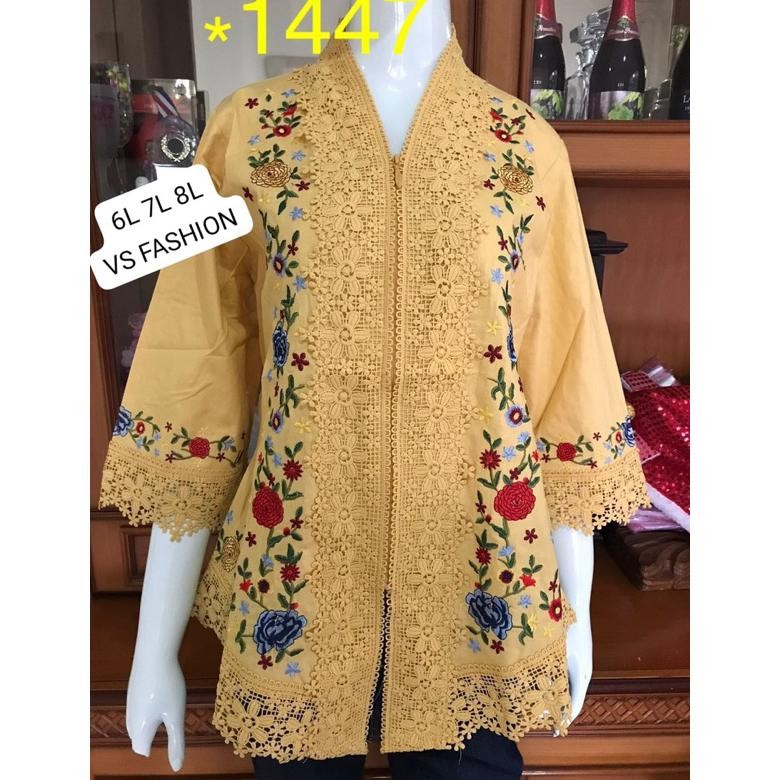 big size kebaya alexuez bordir timbul /kebaya size jumbo 6L 7L 8L /kebaya encim big size premium