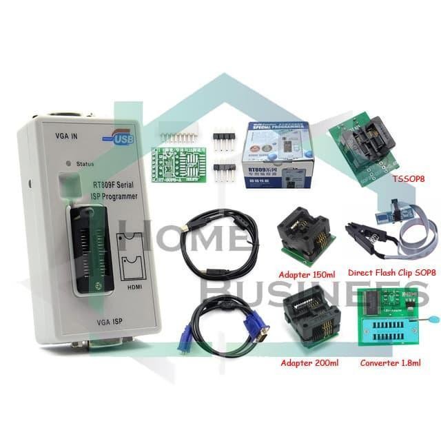 Rt809F Rt809 Rt 809 F 809F Programmer Universal Alat Flash Flasher Bios Laptop Tanpa Solder Original